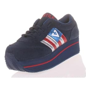 Volatile Independence Platform Wedge Womens Shoes Sneakers Navy Volatile Independence Platform Wedge Women's Shoes Sneakers Navy