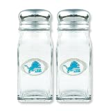 NFL Detroit Lions Glass Salt & Pepper Shakers