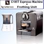 Nesco Nespresso C185T Le Cube Automatic Espresso Machine + Froth Au Lait FAL-W Frothing Unit