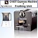 Nespresso C185T Le Cube Automatic Espresso Machine & Froth Au Lait FAL-W Frothing Unit
