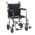 Drive Medical Fly-Weight Transport Chair - Blue