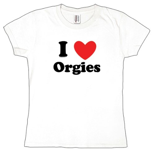I Heart Orgies Ladies T-Shirt