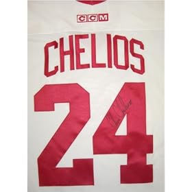 Buy Chris Chelios Autographed Replica CCM Red Wings Jersey