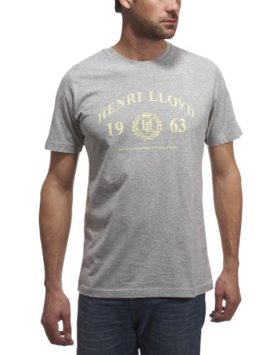 Henri Lloyd Chatham T Logo Men's Jumper Grey Marl Large