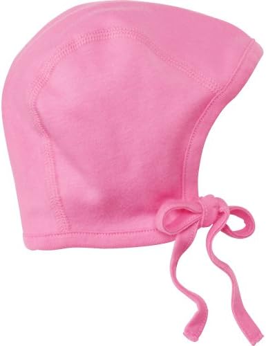 Hanna Andersson Baby Pilot Cap In Organic Cotton, Size XS (3-12 Months), China Pink