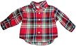 Ralph Lauren Infant Boys Polo Shirt Flannel Button Front 3 Months