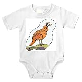 Onesie with California, animal, bird, quail
