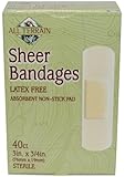 All Terrain Latex-Free 40-Count Sheer Bandage, 0.75 x 3-Inch