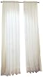 S. Lichtenberg and Co. Erica 51 by 63-Inch Curtain Panel, White