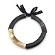 Three Piece Horn Ribbon Tie Collar