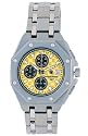 Smith & Wesson SWW-10-YELLOW Titanium Watch Chronograph Yellow Dial