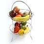 2-Tier Chrome Fruit Basket