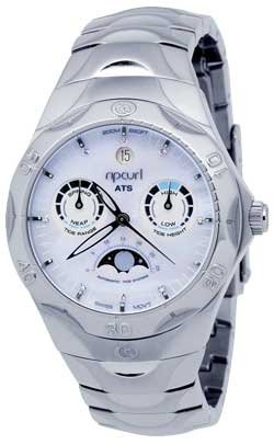 RIP CURL SUNSET TIDEMASTER LADY'S WATCH WHITE PEARL A1012GWHI