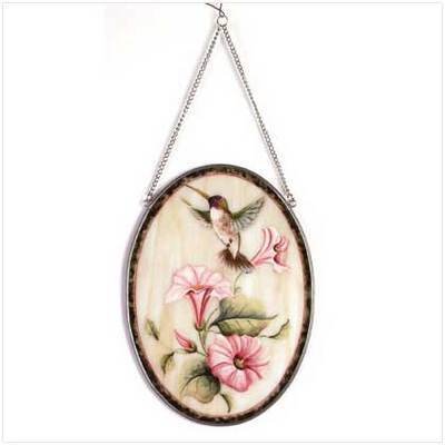 HANDPAINTED HUMMINGBIRD SUNCATCHER