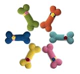 Doggles DOTYCRBO-FL Crochet Flower Bone 6 pk