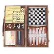 Travel Board Game Combination Set: Six Games in One Set Includes Dominoes, Chess, Checkers, Backgammon, Cribbage, Deck of Cards Travel Board Game Combination Set: Six Games in One Set Includes Dominoes, Chess, Checkers, Backgammon, Cribbage, Deck of Cards