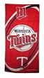 Minnesota Twins Fiber Reactive Pool/Beach/Bath Towel (Team Color)