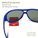 RIVBOS RBK030 Rubber Flexible Kids Polarized Sunglasses Military Glasses Age 3-10