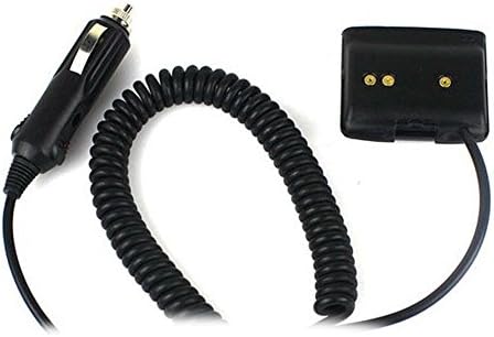 DC 12V Eliminator Car Charger with Battery Case For YAESU VX-6R VX-7R Walkie Talkie
