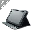 Acase Toshiba Thrive 10.1-Inch High Quality Premium Slim Leather Case Folio with built-in Stand for Toshiba Thrive 10.1-Inch Android Tablet (Black)
