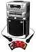 Singing Machine Club Pack DVD/CD+G/Cassette Karaoke System with Microphones and Song Discs