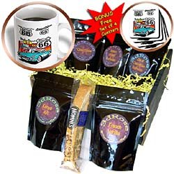 Signs - Route 66 t-bird - Coffee Gift Baskets - Coffee Gift Basket