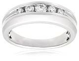14k Choice of White or Yellow Gold Diamond Men's Ring (1/2 cttw, H-I Color, I1 Clarity)