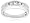 14k White Gold Diamond Men's Ring (1/2 cttw, H-I Color, I1 Clarity), Size 9