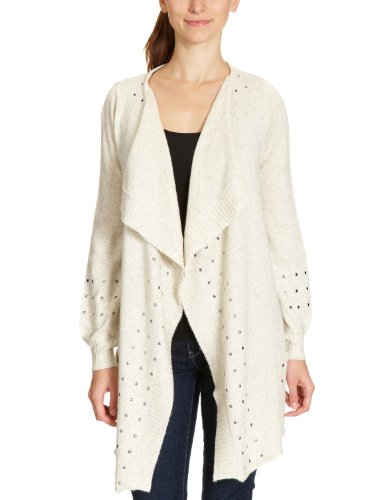 VERO MODA Damen Bluse (Smoking) 10070057, Gr. 38 (M), Grau (CREME MELANGE) Preisvergleich