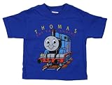 THOMAS THE TANK ENGINE ALL OVER 2-Sided Royal Blue Licensed Tee