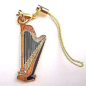 �n�[�v�g�уX�g���b�v Harp Cell Phone Strap