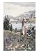A Bridged River in Northern Europe Giclee Poster Print by Lu Bisa, 18x24