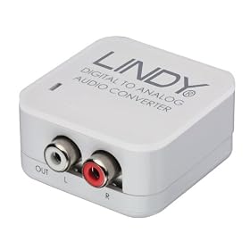 LINDY SPDIF Digital to Analogue Stereo Audio Converter
