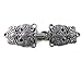 Antique Silver Finish Bavarian Cape or Cloak Clasp
