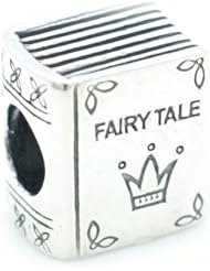 Pro Jewelry .925 Sterling Silver " Fairy Tale Book " Bead Compatible with Pandora Chamilia Kay Troll Bracelet