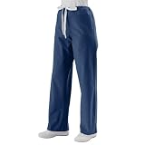 Medline Unisex Reversible Drawstring Scrub Pants - Navy