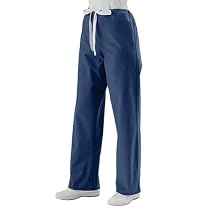 Medline Unisex Reversible Drawstring Scrub Pants - Navy