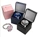Imitation Diamond Ring Paper Weight- Pink Heart