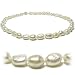 HinsonGayle White Free-Form Baroque Pearl Necklace (Sterling Silver)