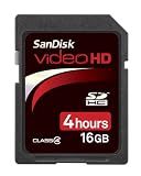 Sandisk 16GB Ultra II Video HD SDHC Card - Retail Pack