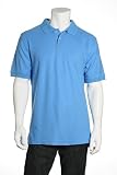 John Ashford Solid China Blue Casual Polo Shirt