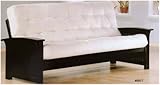 BEAUTIFUL WOOD FUTON IN CAPPUCCINO FINISH