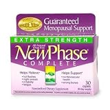 New Phase Complete Menopause Support Caplets, Extra Strength 30 ct (Quantity of 2)