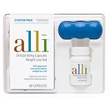 Alli Weight-Loss Aid, Orlistat 60mg Capsules, 60-Count Starter Pack