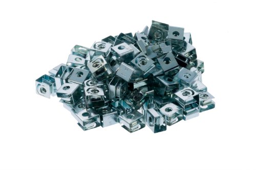 Rack Mount Slide-On Clip Nuts, 10-32, Qty 100
