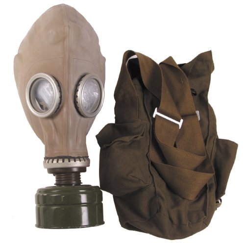 Yantec NVA Schutzmaske, mit Filter und Tasche