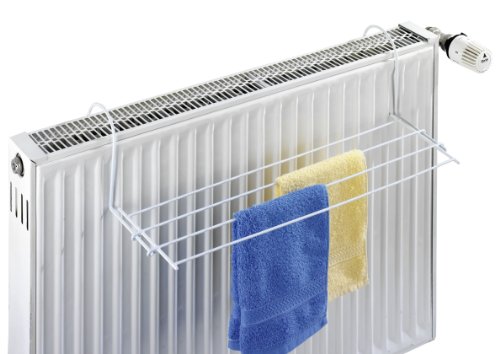Wenko 3780010100 Heizk&ouml;rper-W&auml;schetrockner - Stahl pulverbeschichtet, 59 x 16 cm, wei&szlig;