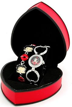 Betty Boop #BB167B Women's Watch and Bracelet Gift Set