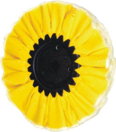 8 Premium 16 Ply Airway Wheel, Yellow Treated Cotton, 5/8