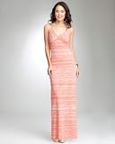 bebe Wave Stitch Spacedye Maxi Dress